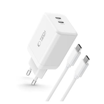 Carregador USB-C GAN de 45 W da Tech-Protect - iPhone 17 Pro Max, Air, iPad Pro 13 2025