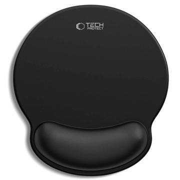 Tapete de rato Tech-Protect A200 com apoio para o pulso em gel - 25x22.5cm - Preto