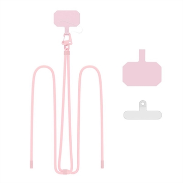 Correia para Smartphone Tech-Protect C5S CrossBody - Rosa claro