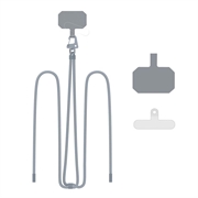 Correia para Smartphone Tech-Protect C5S CrossBody - Cinzento aço