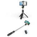 Bastão para Selfies Bluetooth com Tripé Tech-Protect L01S - Preto