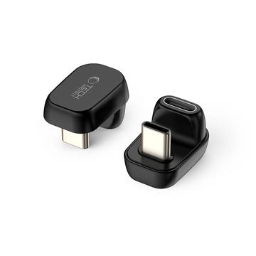 Adaptador angular USB-C Tech-Protect UltraBoost AA04 40Gbps - Preto
