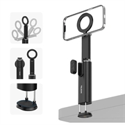 Telesin P1-HSS-02 Suporte MagSafe para Vlogging com controlo remoto Bluetooth - Preto