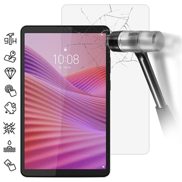 Protetor de ecrã de vidro temperado para Lenovo Tab K9 - 9H - Case Friendly - Transparente