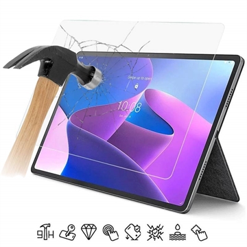 Protetor Ecrã em Vidro Temperado para - 9H - Lenovo Tab P12 Pro - Case Friendly - Transparente