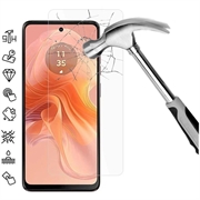 Protetor Ecrã em Vidro Temperado para Motorola Moto G04s - 9H - Case Friendly  - Transparente