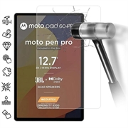 Protetor de ecrã de vidro temperado para Motorola Moto Pad 60 Pro - 9H - Case Friendly - Transparente