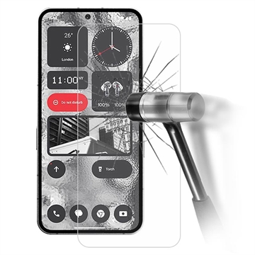 Protetor Ecrã em Vidro Temperado para - 9H - Nothing Phone (2) - Case Friendly - Transparente