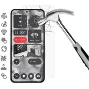 Protetor Ecrã em Vidro Temperado para para Nothing Phone (2a)/(2a) Plus - Case Friendly - Transparente