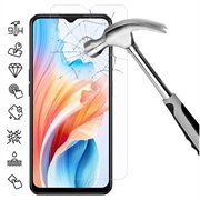 Protetor Ecrã em Vidro Temperado para - 9H - Oppo A2x - Case Friendly - Transparente