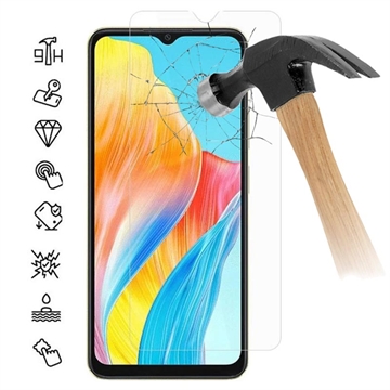 Protetor Ecrã em Vidro Temperado para Oppo A38 - 9H - Case Friendly  - Transparente