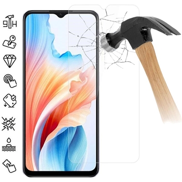 Protetor Ecrã em Vidro Temperado para Oppo A59 - 9H - Case Friendly - Transparente