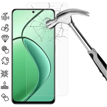 Protetor Ecrã em Vidro Temperado para Realme 12x - 9H - Case Friendly  - Transparente
