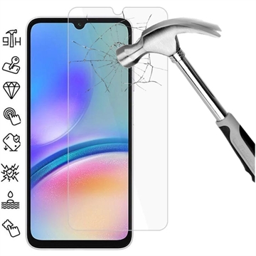 Protetor Ecrã em Vidro Temperado para - 9H - Samsung Galaxy A05s - Case Friendly - Transparente