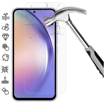 Protetor Ecrã em Vidro Temperado para Samsung Galaxy A55 - Case Friendly - Transparente