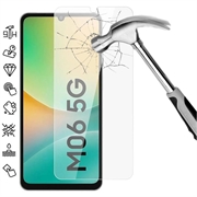 Protetor de ecrã de vidro temperado para Samsung Galaxy M06 - 9H - Case Friendly - Transparente