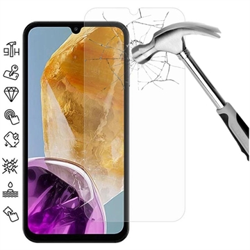 Protetor Ecrã em Vidro Temperado para Samsung Galaxy M15 - Case Friendly - Transparente