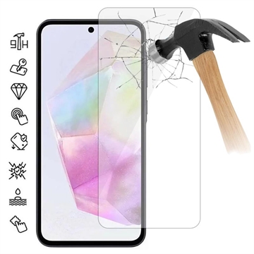Protetor Ecrã em Vidro Temperado para Samsung Galaxy M35 - 9H - Case Friendly  - Transparente