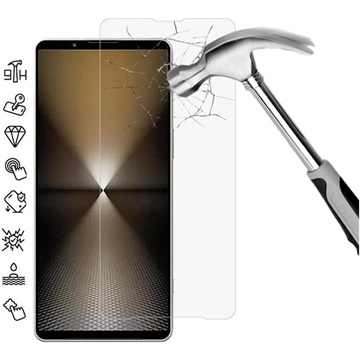 Protetor Ecrã em Vidro Temperado para Sony Xperia 1 VI - 9H - Case Friendly  - Transparente