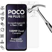 Protector de Ecrã para Xiaomi Poco M6 Plus - Case Friendly - Transparente