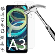 Protetor Ecrã em Vidro Temperado para Xiaomi Redmi A3 - Case Friendly - Transparente