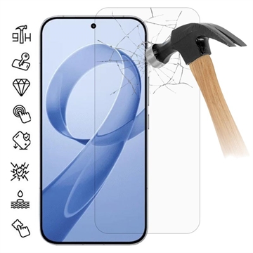 Protetor de ecrã de vidro temperado para Xiaomi Redmi K90/Poco F8 Pro - 9H - Case Friendly - Transparente
