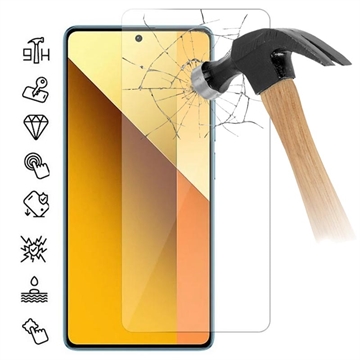 Protetor Ecrã em Vidro Temperado para Xiaomi Redmi Note 13 - 9H - Case Friendly  - Transparente
