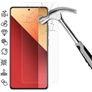 Protetor Ecrã em Vidro Temperado para Xiaomi Redmi Note 13 Pro 4G/Poco M6 Pro - Case Friendly - Transparente