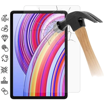 Protetor Ecrã em Vidro Temperado para Xiaomi Redmi Pad Pro/Poco Pad - 9H - Case Friendly  - Transparente