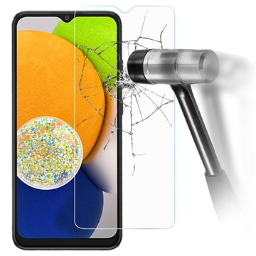 Protetor de Ecrã em Vidro Temperado para Samsung Galaxy A03 - Transparente