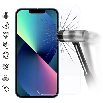 Protector de Ecrã de Vidro Temperado para iPhone 14 Plus - 9H, 0.3mm - Transparente
