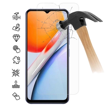 Protetor Ecrã em Vidro Temperado para vivo Y36i - 9H - Case Friendly - Transparente