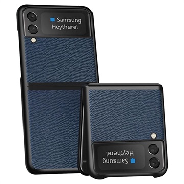 Capa Híbrida com Textura para Samsung Galaxy Z Flip3 5G - Azul