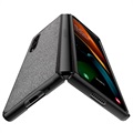 Capa Híbrida com Textura para Samsung Galaxy Z Fold3 5G - Cinzento