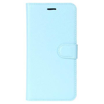 Bolsa tipo Carteira Texturizada para Huawei Honor 9 - Azul Claro
