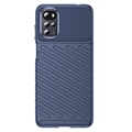 Capa de TPU Thunder Series para Motorola Moto G22 - Azul