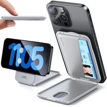 Porta-cartões Torras 360 MagSafe com suporte - Cinzento