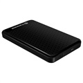 Disco Rígido Externo Transcend StoreJet 25A3 USB 3.1 Gen 1 - 2TB - Preto