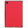 Bolsa Fólio Tri-Fold para Samsung Galaxy Tab A8 10.5 (2021) - Vermelho