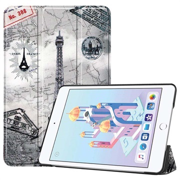Bolsa Fólio Inteligente Tri-Fold para iPad Mini (2019) - Torre Eiffel