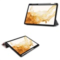 Bolsa Fólio Tri-Fold para Samsung Galaxy Tab S7+/S8+ - Torre Eiffel