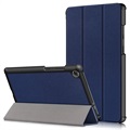 Bolsa Fólio Tri-Fold para Lenovo Tab M8 (HD), Tab M8 (FHD) - Azul Escuro