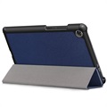 Bolsa Fólio Tri-Fold para Lenovo Tab M8 (HD), Tab M8 (FHD) - Azul Escuro