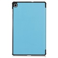 Bolsa Fólio Tri-Fold para Samsung Galaxy Tab S6 Lite 2020/2022 - Azul Bebé