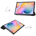 Bolsa Fólio Tri-Fold para Samsung Galaxy Tab S6 Lite 2020/2022 - Preto
