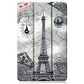 Bolsa Fólio Tri-Fold para Samsung Galaxy Tab S6 Lite 2020/2022 - Torre Eiffel