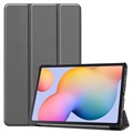 Bolsa Fólio Tri-Fold para Samsung Galaxy Tab S6 Lite 2020/2022 - Cinzento