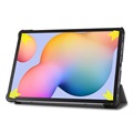 Bolsa Fólio Tri-Fold para Samsung Galaxy Tab S6 Lite 2020/2022 - Cinzento