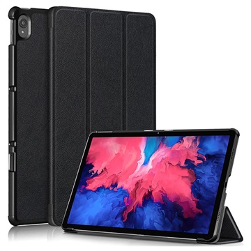 Bolsa Fólio Inteligente Tri-Fold para Lenovo Tab P11 - Preto