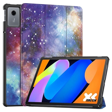 Capa Smart Folio Série Tri-Fold para Lenovo Idea Tab - Galáxia